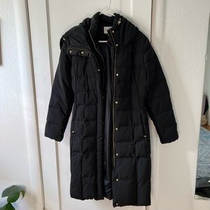 Black Coke Haan Down Coat Size L